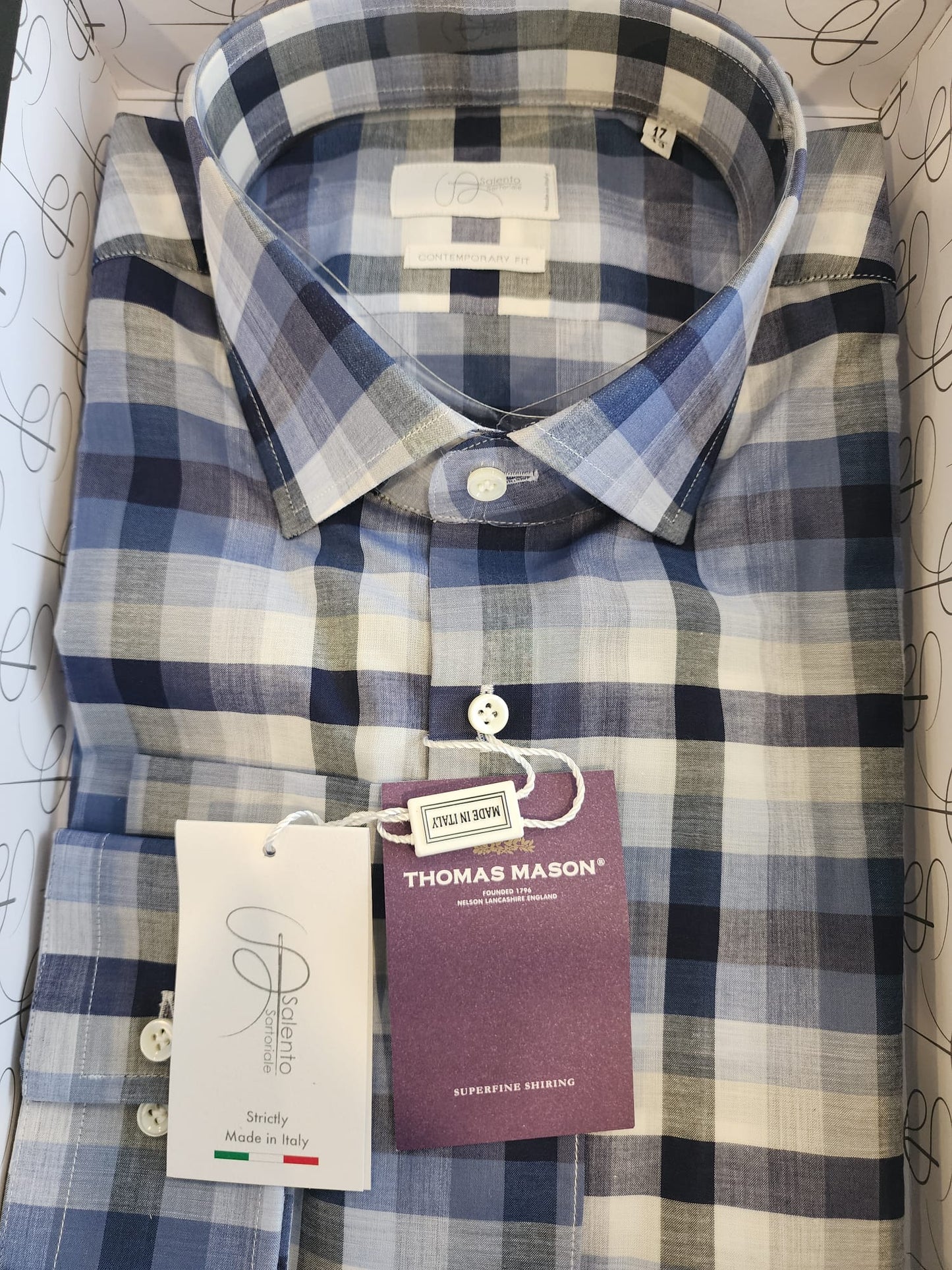 Thomas Mason Superfine Cotton Shirt - Classic Sophistication